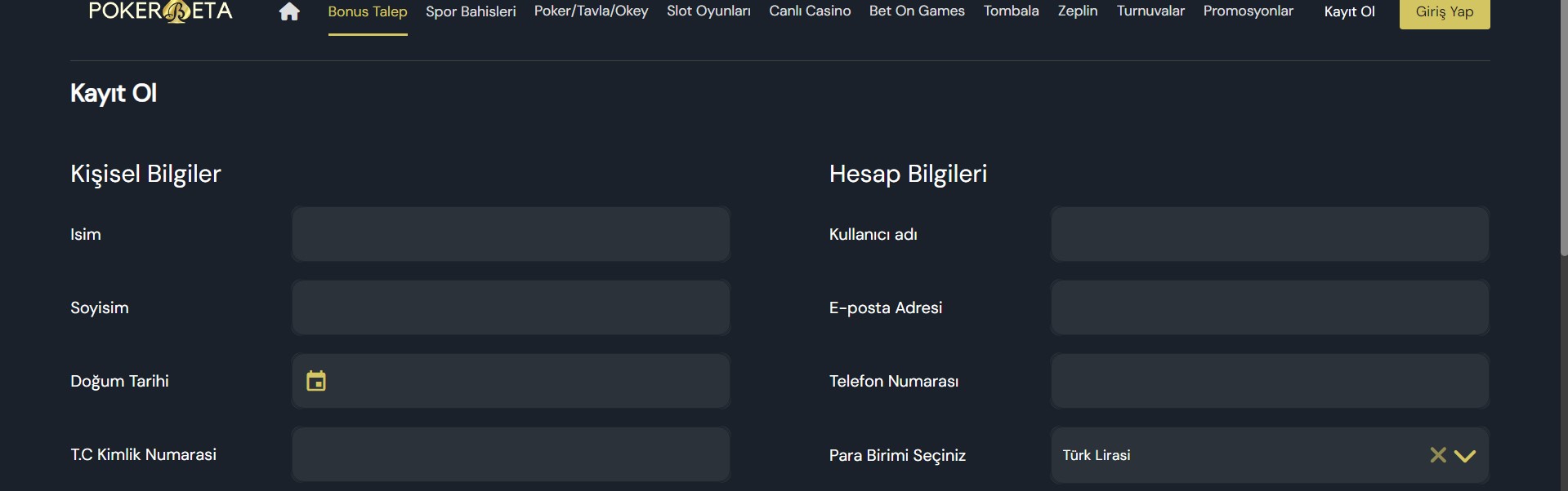 Pokerbeta Canlı Destek